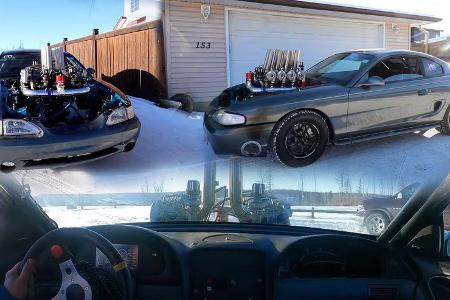 Ford Mustang 1995 Umbau Motor Acht Turbolader