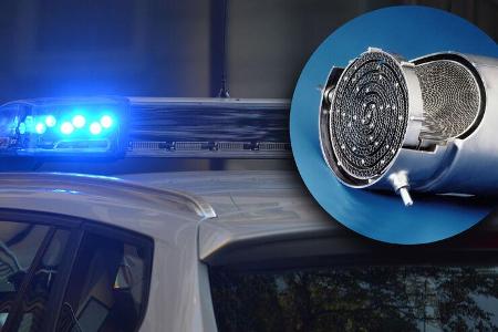 Katalysator Diebstahl Blaulicht