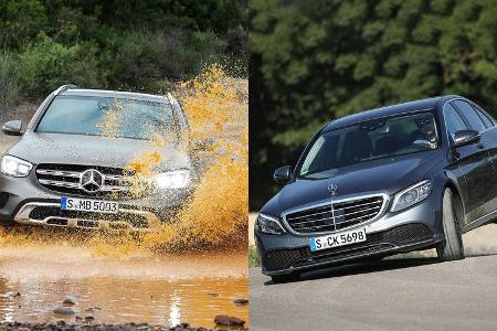 Mercedes GLC und C-Klasse