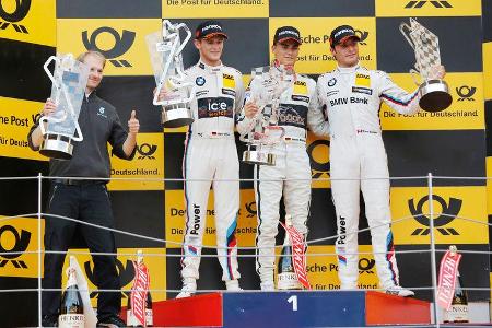 Wehrlein - Wittmann - Spengler - Podest - DTM - Moskau - 1. Rennen - Samstag - 29.08.2015