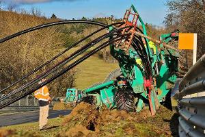 Nürburgring - Nordschleife - Digitalisierung - Kabelpflug