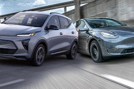 02/2021, Chevrolet Bolt EUV vs Tesla Model Y