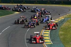 Start - Formel 1 - GP Australien 2015