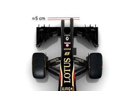 Lotus E22 - Nase