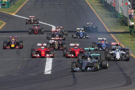 Formel 1 - GP Australien 2015 - Bilderkiste - F1 - Start