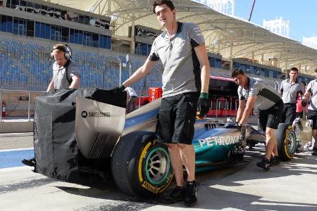 Lewis Hamilton - Mercedes - Formel 1 - Bahrain - Test - 2. März 2014