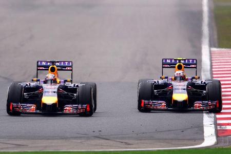 Vettel & Ricciardo - GP China 2014