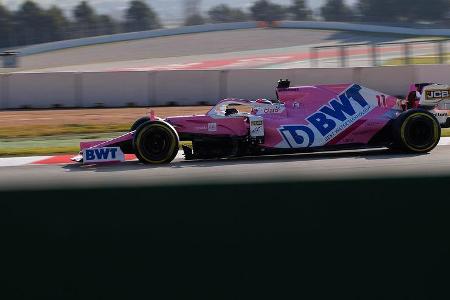 Sergio Perez - Racing Point - Formel 1 - Testfahrten - Barcelona 2020