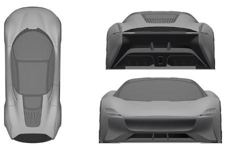 Jaguar Supersportwagen Patent Zeichnungen