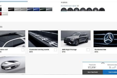 Mercedes GLE USA Stern beleuchtet Rückruf