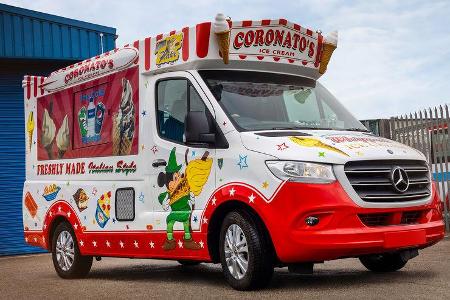 Der Eiswagen ist zurück: Aufbauspezialist Whitby Morrison ordert 55 weitere Mercedes-Benz Sprinter The ice cream van is bac...