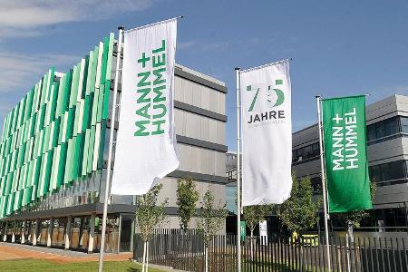 Mann + Hummel Firmenzentrale logo