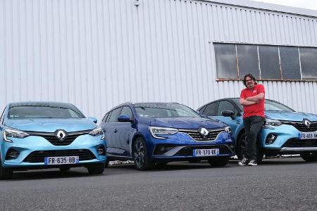 Renault E-Tech Hybride, Renautl Clio, Capture, Megane, Fahrbericht