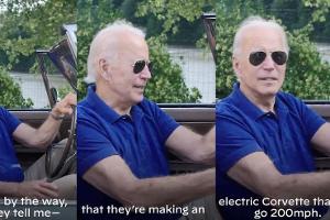 Joe Biden Corvette Electric
