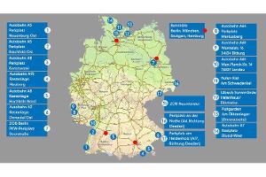 Corona Testzentren Autobahnen Deutschland Stand 09.09.2020