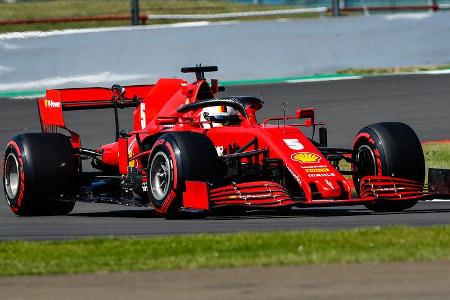 Sebastian Vettel - Ferrari - GP 70 Jahre F1 - Silverstone