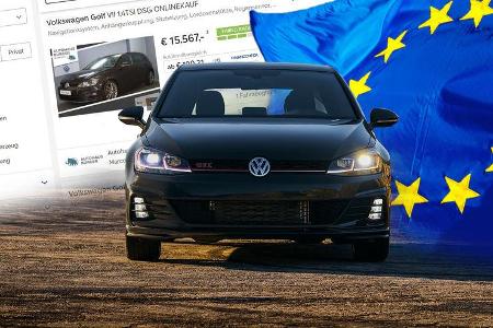 VW Golf Gebrauchtwagen Europa 2020