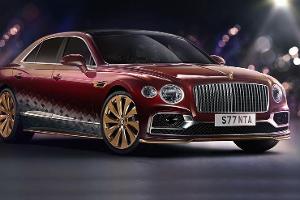 Weihnachten 2020 Bentley Flying Spur V8 Sondermodell Santa