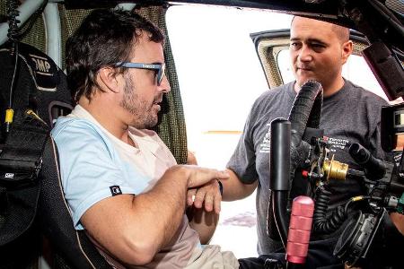 Fernando Alonso - Toyota Hilux - Rallye Raid - Test 2019