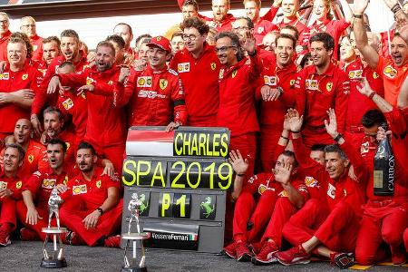 Charles Leclerc - Ferrari - GP Belgien 2019 - Spa-Francorchamps