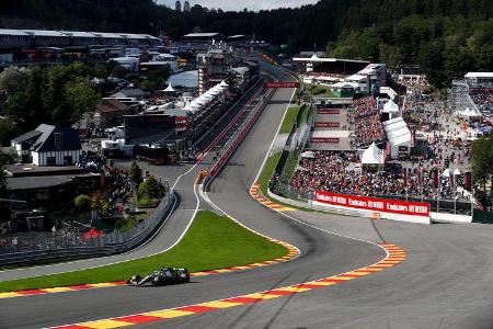 Lewis Hamilton - Mercedes - GP Belgien 2019 - Spa-Francorchamps