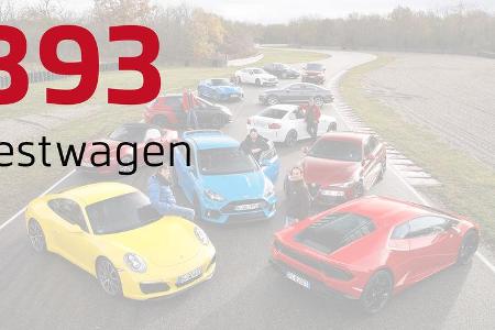 Unsere Daten des Jahres, Testwagen