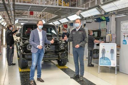 Magna Produktion Mercedes G Corona