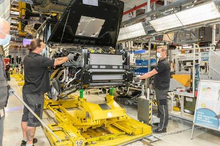 Magna Produktion Mercedes G Corona