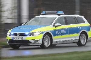 VW Passat GTE Polizei