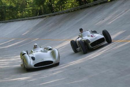 Lewis Hamilton & Stirling Moss - Monza - Mercedes - 2015