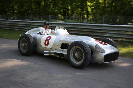 Lewis Hamilton & Stirling Moss - Monza - Mercedes - 2015