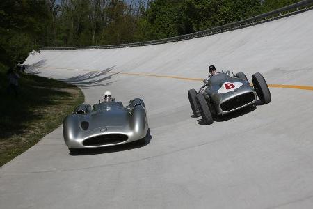 Lewis Hamilton & Stirling Moss - Monza - Mercedes - 2015