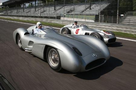 Lewis Hamilton & Stirling Moss - Monza - Mercedes - 2015