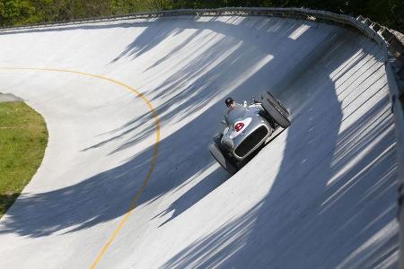 Lewis Hamilton & Stirling Moss - Monza - Mercedes - 2015
