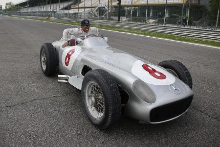 Lewis Hamilton & Stirling Moss - Monza - Mercedes - 2015