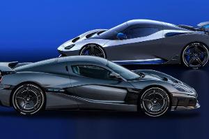 Kaltvergleich Genf 2020 Rimac C_Two Pininfarina Battista Anniversario