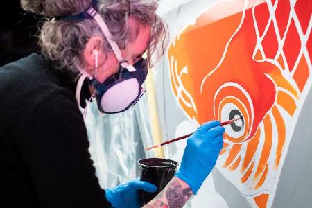 Lexus UX Koi Car Tätowiert Claudia De Sabe