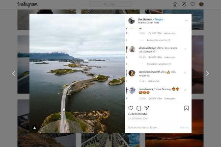 Instagram Atlantic Road