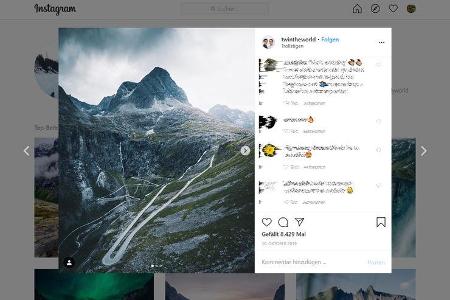 Instagram Trollstigen