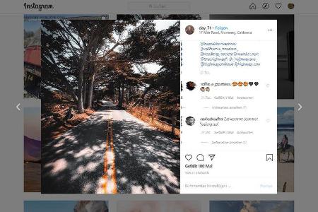 Instagram Pacific Coast Highway