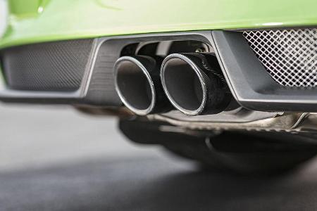 Porsche 911 GT3 RS, Abgasanlage