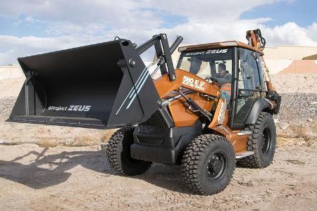 Bagger-Lader Case 580 EV