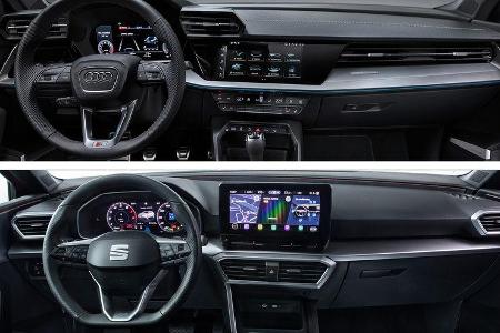 Kaltvergleich Audi A3 Seat Leon 2020