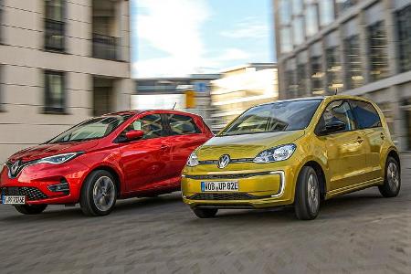 Renault Zoe, VW E-Up