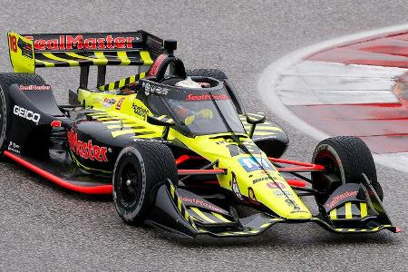 IndyCar - Aeroscreen - Schutzscheibe - Test - 2020