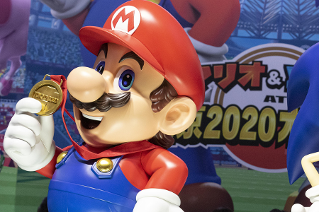 September 12, 2019, Chiba, Japan: Statues of Super Mario and...