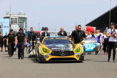 Mercedes-AMG GT3 - Startnummer #4 - 24h-Rennen Nürburgring - Nordschleife - Samstag - 12.5.2018