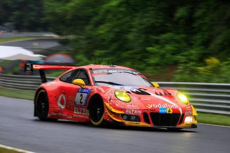 Porsche 911 GT3 R - Startnummer #2 - 24h-Rennen Nürburgring 2018 - Nordschleife - 13.5.2018