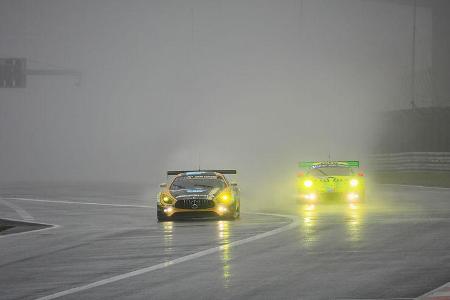 Mercedes-AMG GT3 (#4) - Porsche 911 GT3 R (#912) - 24h-Rennen Nürburgring 2018 - Nordschleife - 13.5.2018