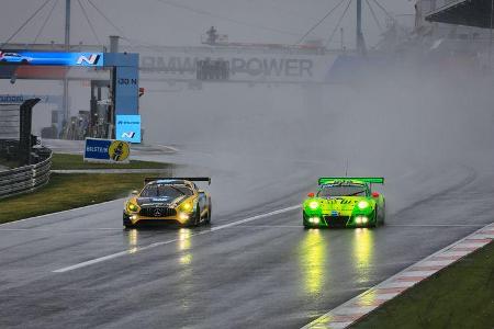Mercedes-AMG GT3 (#4) - Porsche 911 GT3 R (#912) - 24h-Rennen Nürburgring 2018 - Nordschleife - 13.5.2018